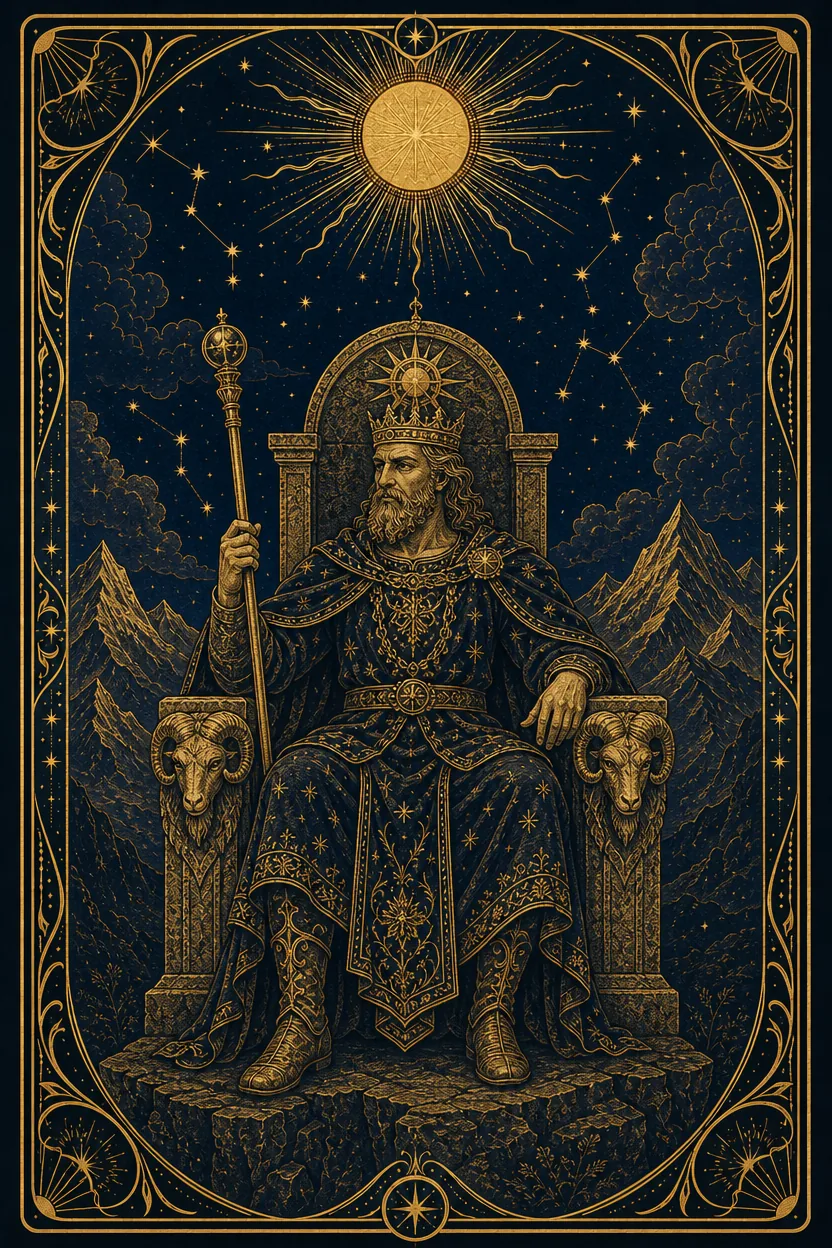 タロットカード 皇帝(The Emperor)