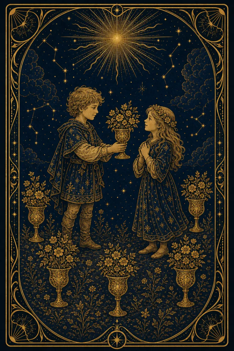タロットカード カップの6(Six of Cups)