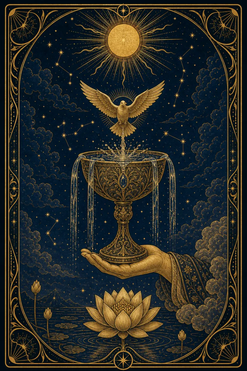 タロットカード カップのエース(Ace of Cups)