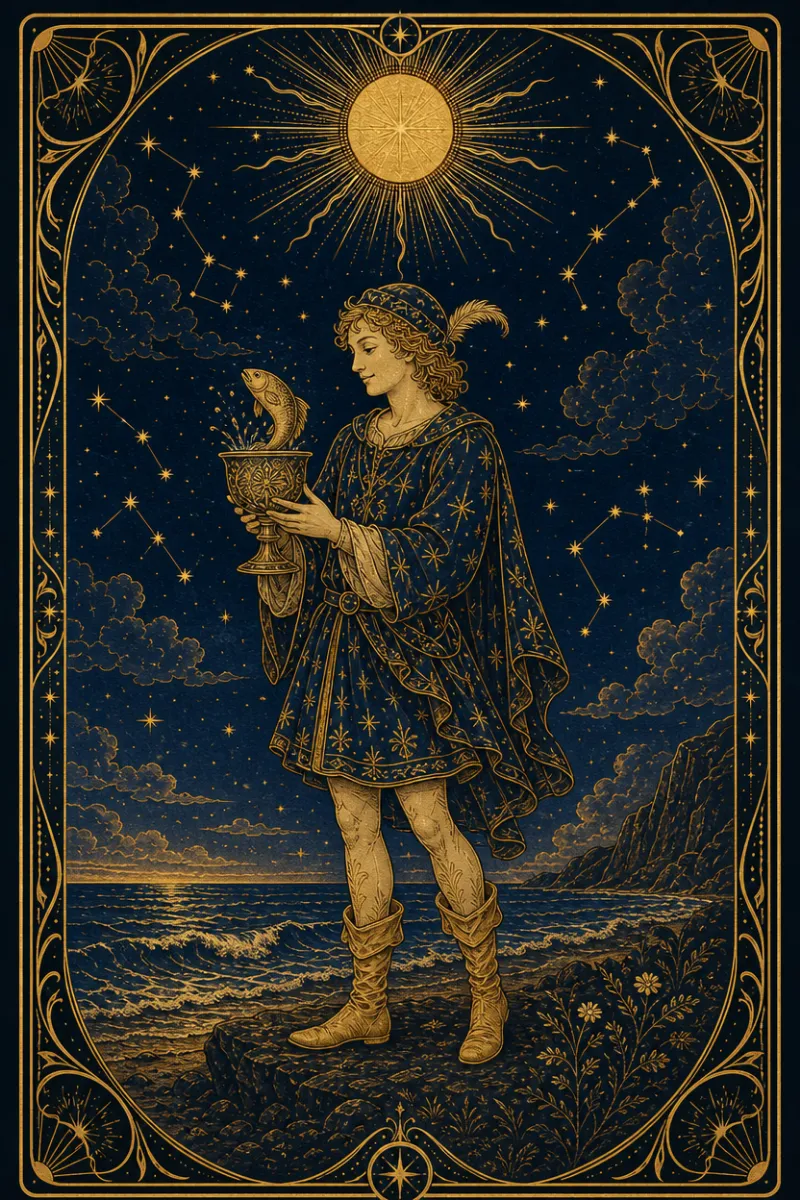 タロットカード カップのペイジ(Page of Cups)