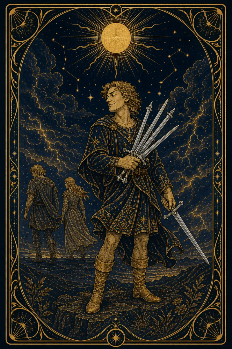 タロットカード ソードの5(Five of Swords)