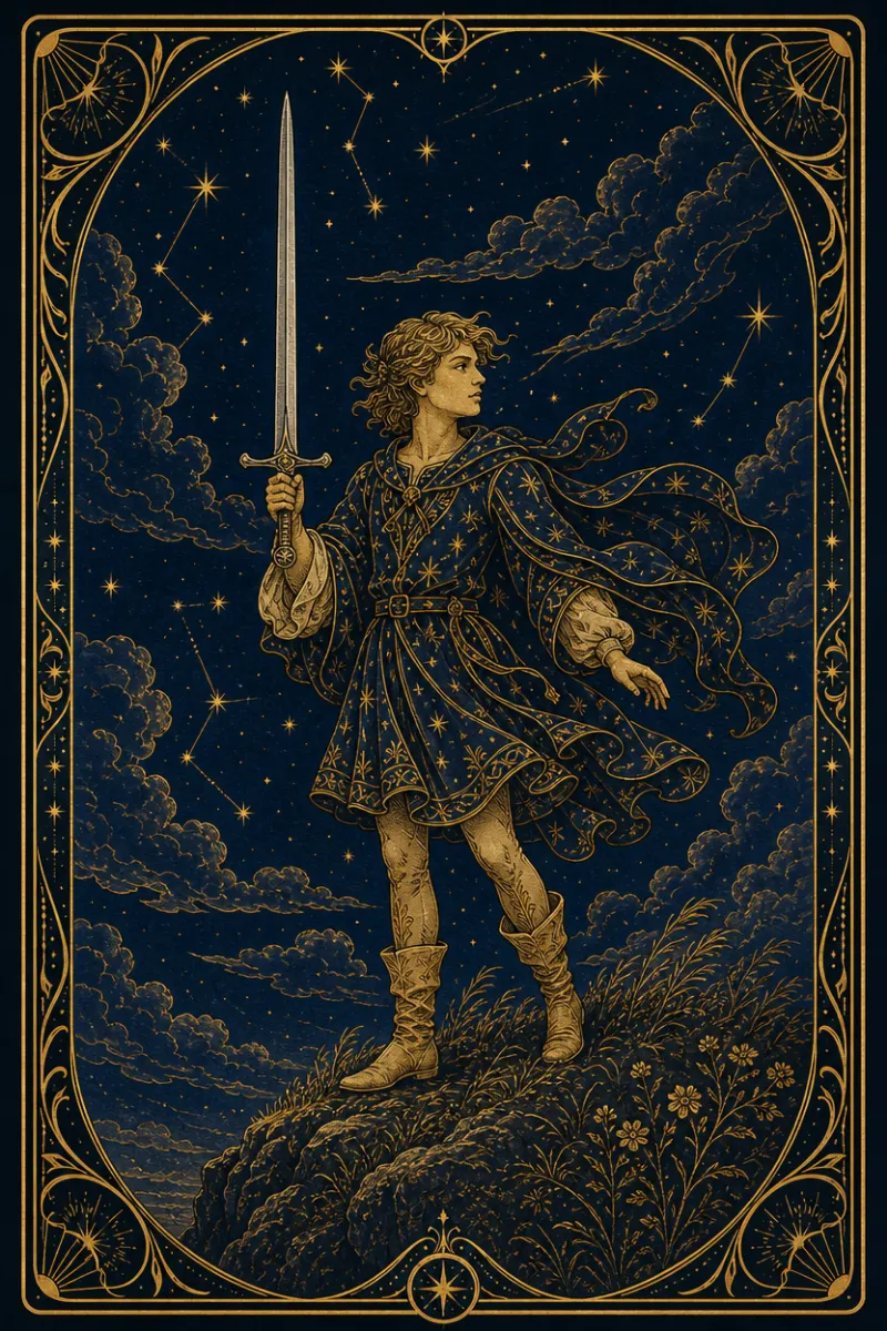 タロットカード ソードのペイジ(Page of Swords)