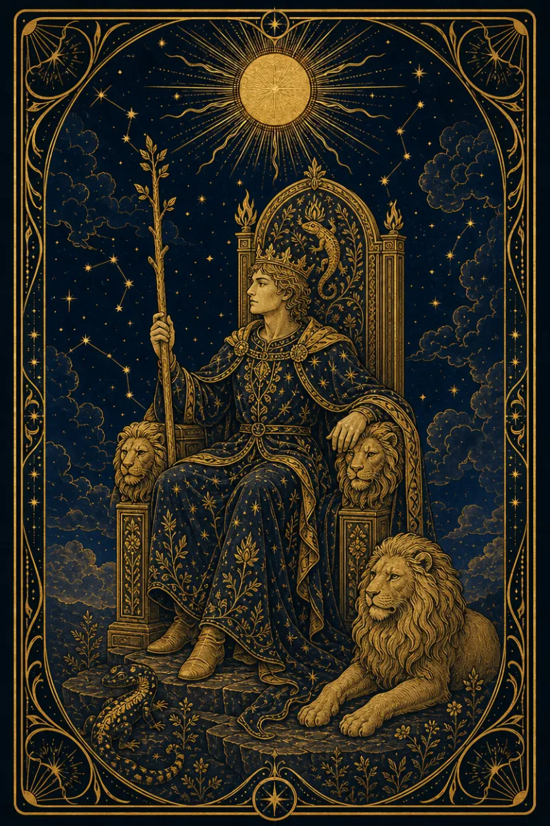 タロットカード ワンドのキング(King of Wands)