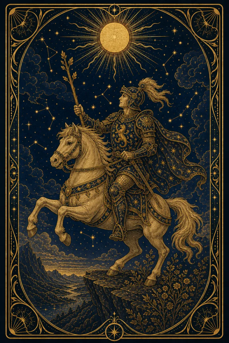 タロットカード ワンドのナイト(Knight of Wands)