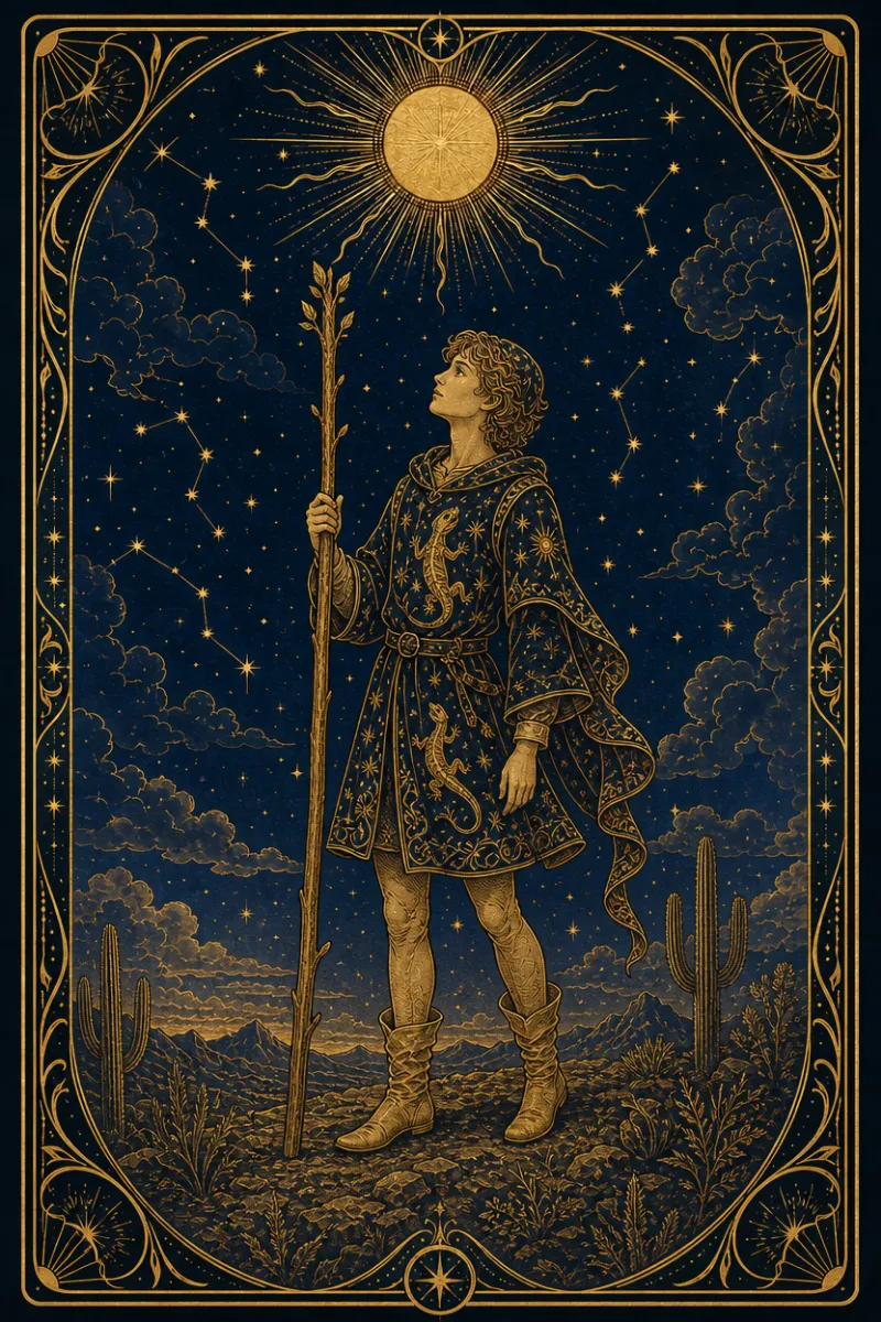 タロットカード ワンドのペイジ(Page of Wands)